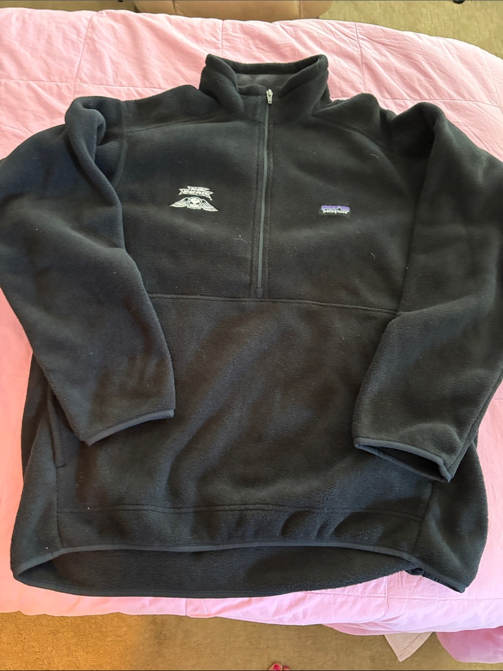 Patagonia “no fear” Y2K fleece mens xl